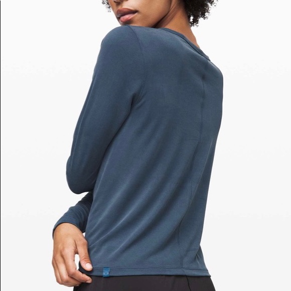 SOLD Lululemon Crescent Long Sleeve Cupro Rib - Picture 3 of 4